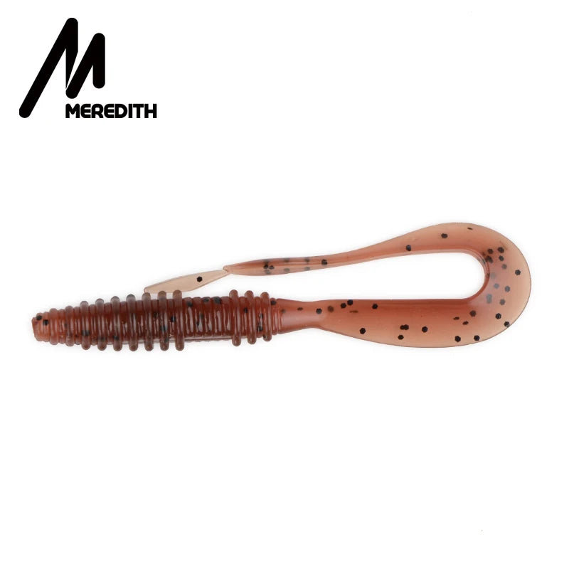 Meredith Mad Wag 7.5cm 1.8g 20pcs Fishing Soft Lures Fishing Artificial Soft Bait Predator Tackle Lures Soft Fishing Lures