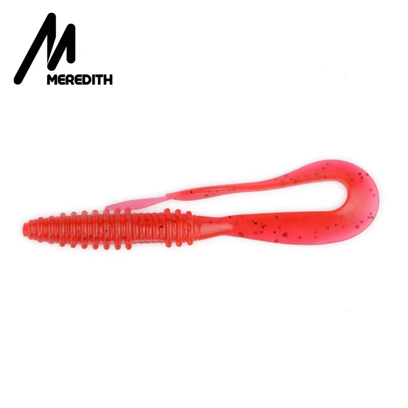 Meredith Mad Wag 7.5cm 1.8g 20pcs Fishing Soft Lures Fishing Artificial Soft Bait Predator Tackle Lures Soft Fishing Lures