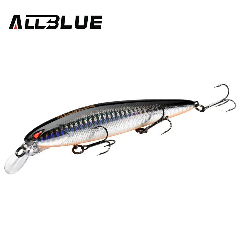 ALLBLUE JINBE 110SP Wobbler Fishing Lure 110mm 18.5g Rolling Jerkbait Minnow Unique Lip Bass Pike Bait Fishing Tackle