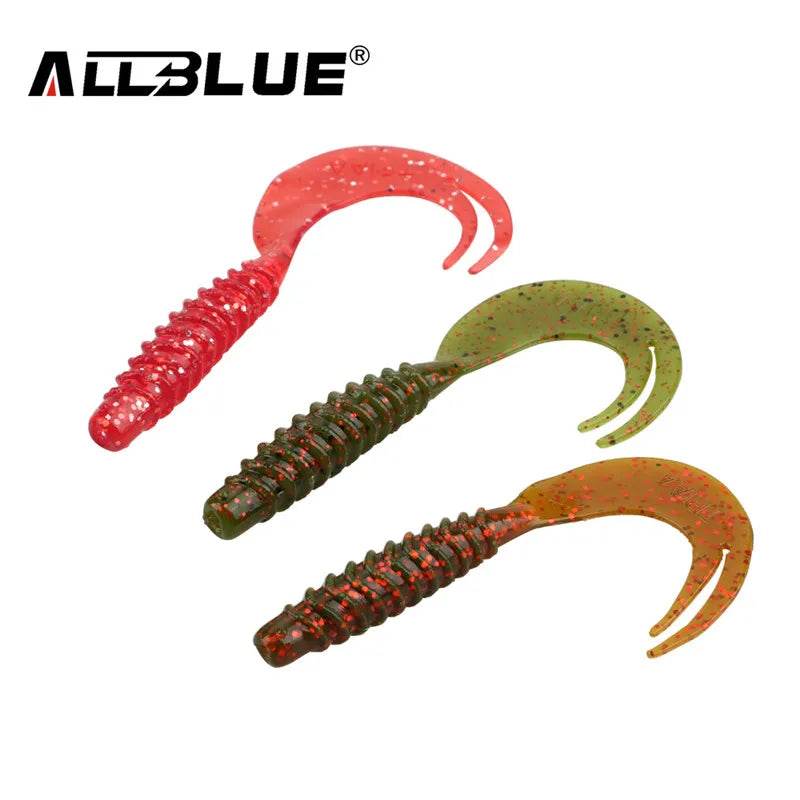 ALLBLUE Creek Single Tail Soft Bait – Versatile Grubs - Fish & Cheaps | Fishing & Outdoor Gear