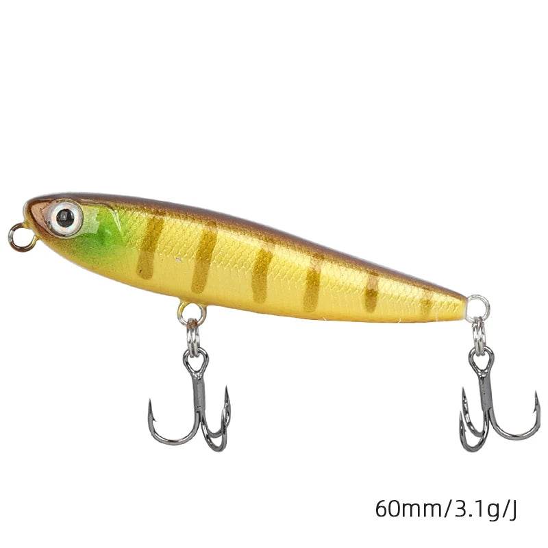 TSURINOYA Floating Pencil 60F – Walk-the-Dog Topwater Lure - Fish & Cheaps | Fishing & Outdoor Gear