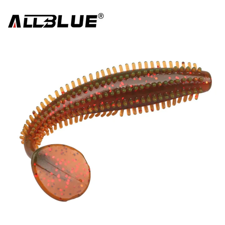 ALLBLUE 2017 80mm/4.2g Vivid Soft Lures 6pcs/lot Artificial Fishing Bait Swimbait Fishing Worm Fishing Tackle Fishing Lure Peche