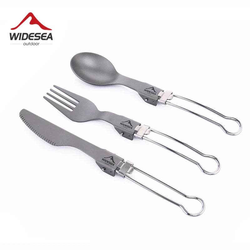 Widesea Ultralight Titanium Cutlery Set - Fish & Cheaps | Fishing & Outdoor Gear