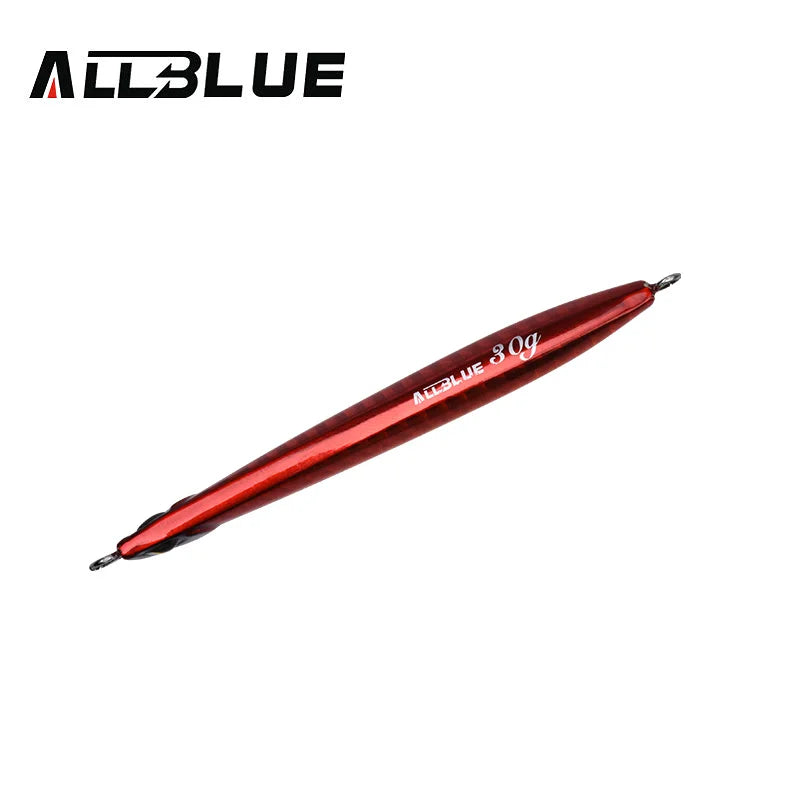 ALLBLUE DRAGER Super Slim SSZ Metal Casting Jig 20G 30G Shore Drag Cast Jigging Spoon Zinc Fishing Lure Artificial Bait Tackle