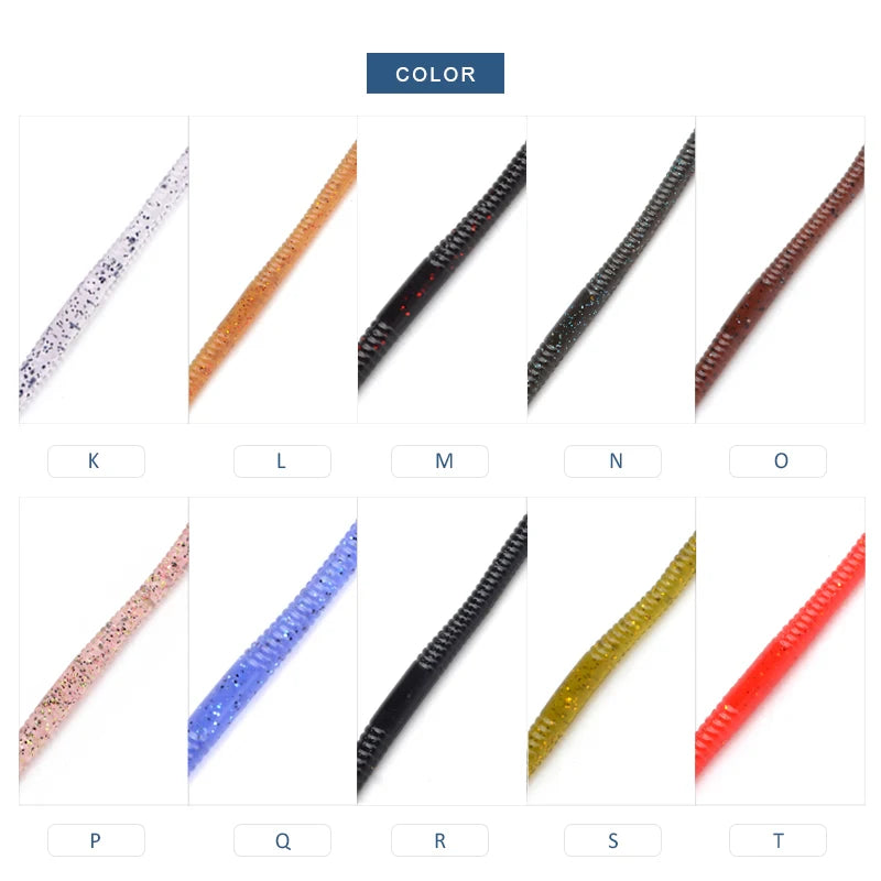 MEREDITH Fishing Soft Lures 140mm 5.3g 10pcs Artificial Worm Baits Silicone Fishing Lures crankbait Fishing Tackle