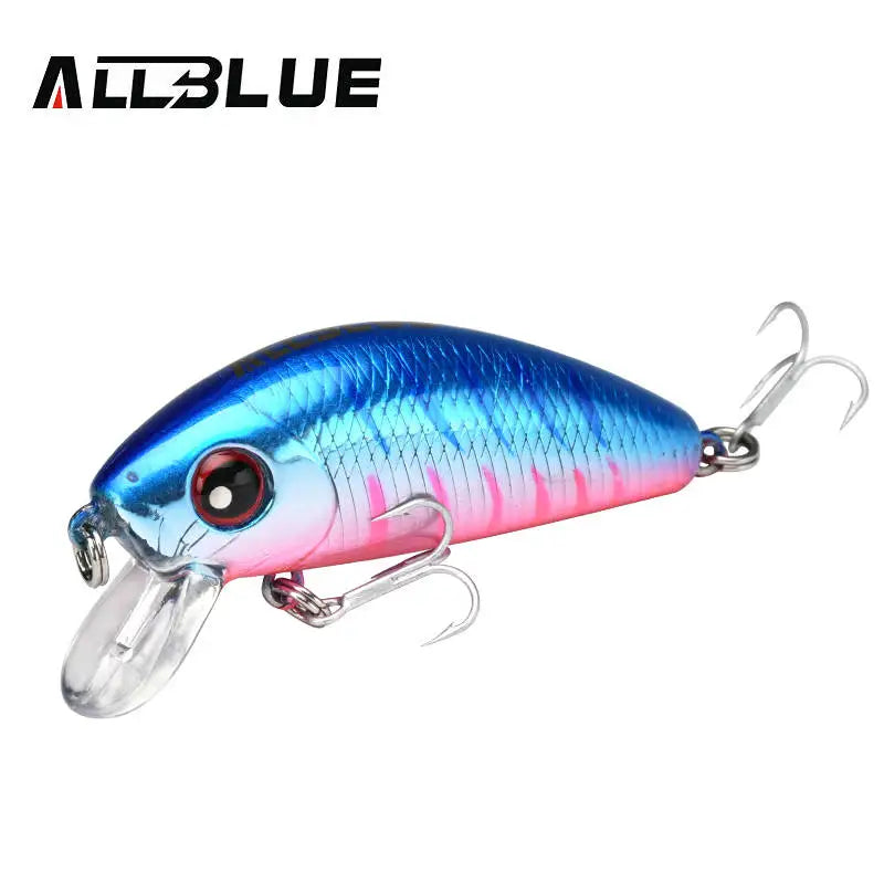 ALLBLUE New Legend Minnow 44mm Sinking Floating Mini Wobbler Fishing Lure Artificial Hard Bait Trout Crankbait Fishing Tackle