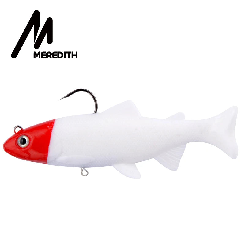 MEREDITH 5.90" Trout Soft Baits 15cm 65.8g Sinking Action PVC Material Fishing Lure Artificial Swimming Silicon Bait Wobblers