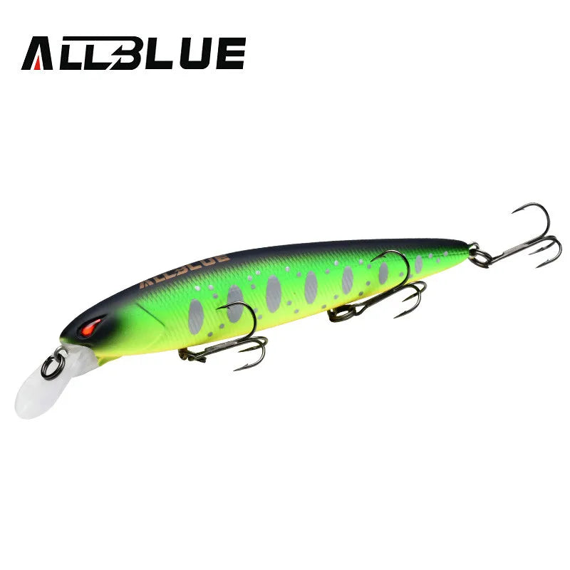 ALLBLUE JINBE 110SP Wobbler Fishing Lure 110mm 18.5g Rolling Jerkbait Minnow Unique Lip Bass Pike Bait Fishing Tackle