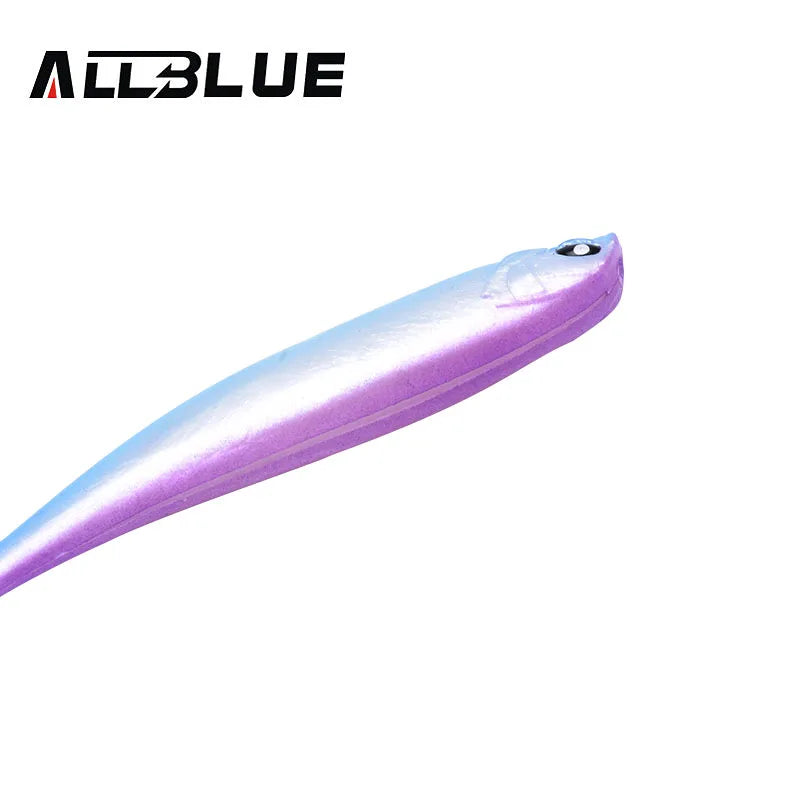 ALLBLUE LUKA 3D SOFT SWIN Fishing Lure 10g/12cm Soft Bait 4pcs/lot Shad Silicone Bass Pike Minnow Swimbait Jigging Plastic Lure