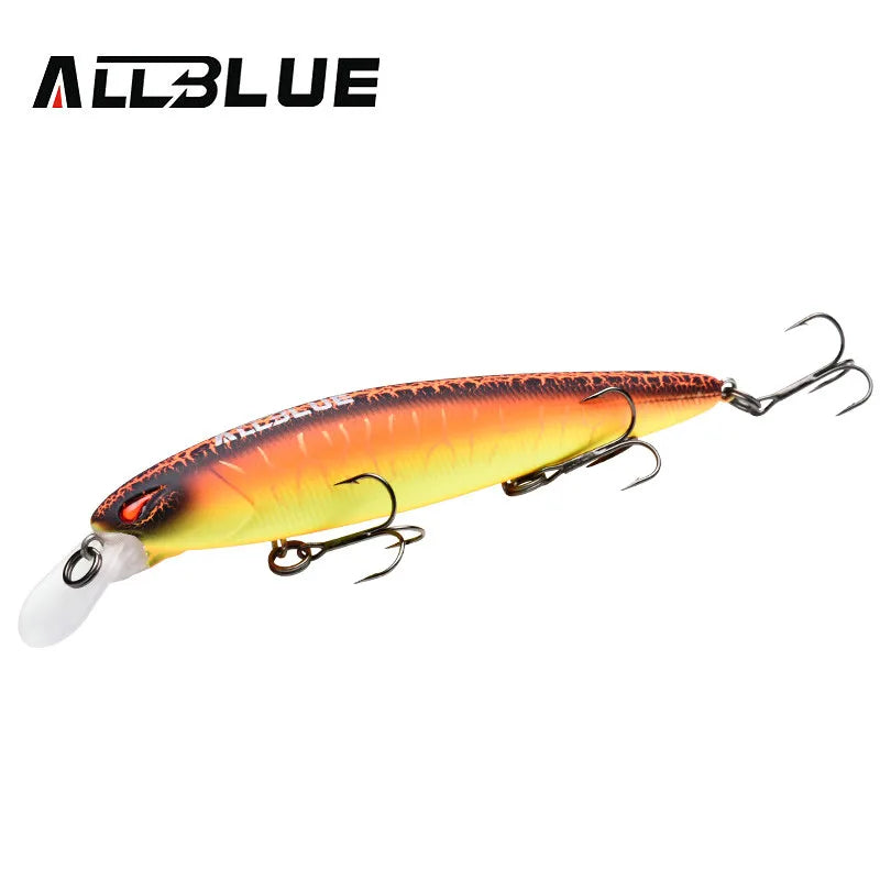 ALLBLUE JINBE 110SP Wobbler Fishing Lure 110mm 18.5g Rolling Jerkbait Minnow Unique Lip Bass Pike Bait Fishing Tackle