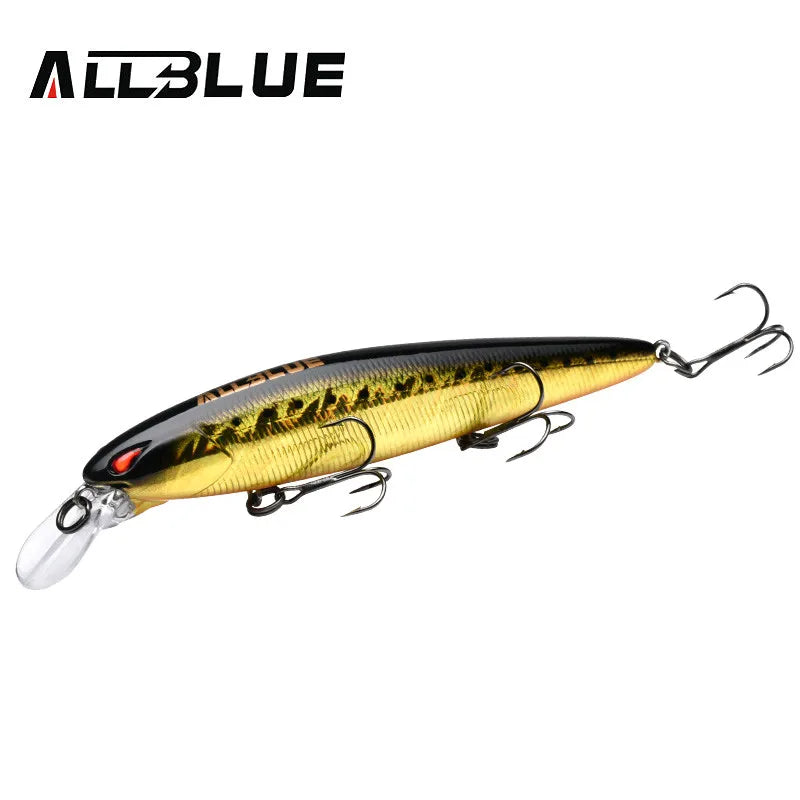 ALLBLUE JINBE 110SP Wobbler Fishing Lure 110mm 18.5g Rolling Jerkbait Minnow Unique Lip Bass Pike Bait Fishing Tackle