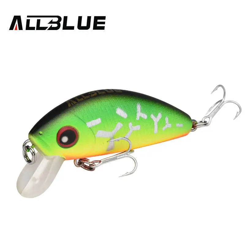 ALLBLUE New Legend Minnow 44mm Sinking Floating Mini Wobbler Fishing Lure Artificial Hard Bait Trout Crankbait Fishing Tackle