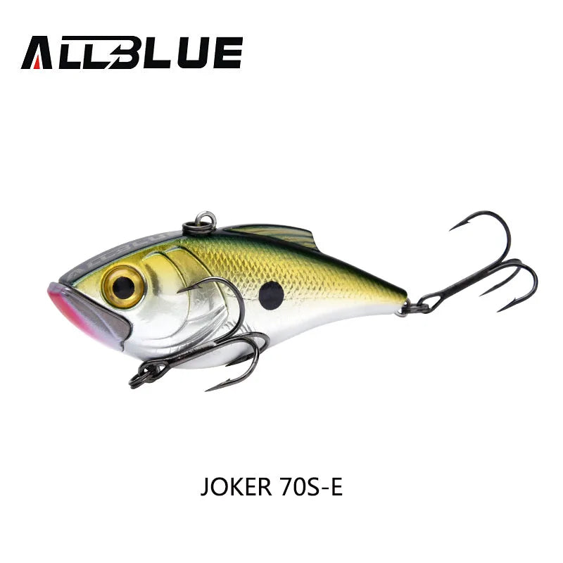 ALLBLUE JOKER 70S Sinking Fishing Lure Lipless Crankbaits Hard Artificial VIB Vibration Bait All Depth Winter Ice Fishing Tackle