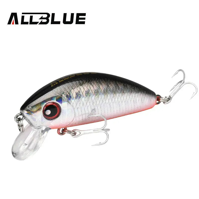 ALLBLUE New Legend Minnow 44mm Sinking Floating Mini Wobbler Fishing Lure Artificial Hard Bait Trout Crankbait Fishing Tackle