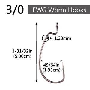 Bassdash EWG & Baitholder Hook Set – 60 Piece - Fish & Cheaps | Fishing & Outdoor Gear