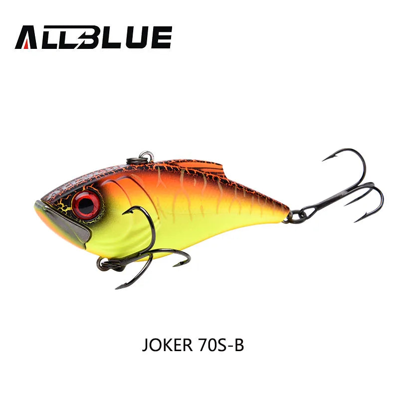 ALLBLUE JOKER 70S Sinking Fishing Lure Lipless Crankbaits Hard Artificial VIB Vibration Bait All Depth Winter Ice Fishing Tackle