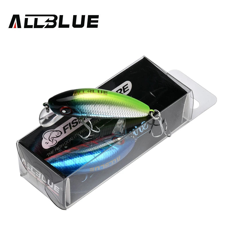 ALLBLUE New Legend Minnow 44mm Sinking Floating Mini Wobbler Fishing Lure Artificial Hard Bait Trout Crankbait Fishing Tackle