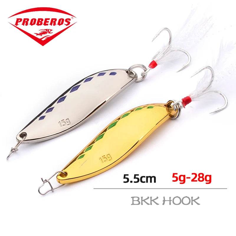 PROBEROS Metal Spinner Spoon Lure - Fish & Cheaps | Fishing & Outdoor Gear