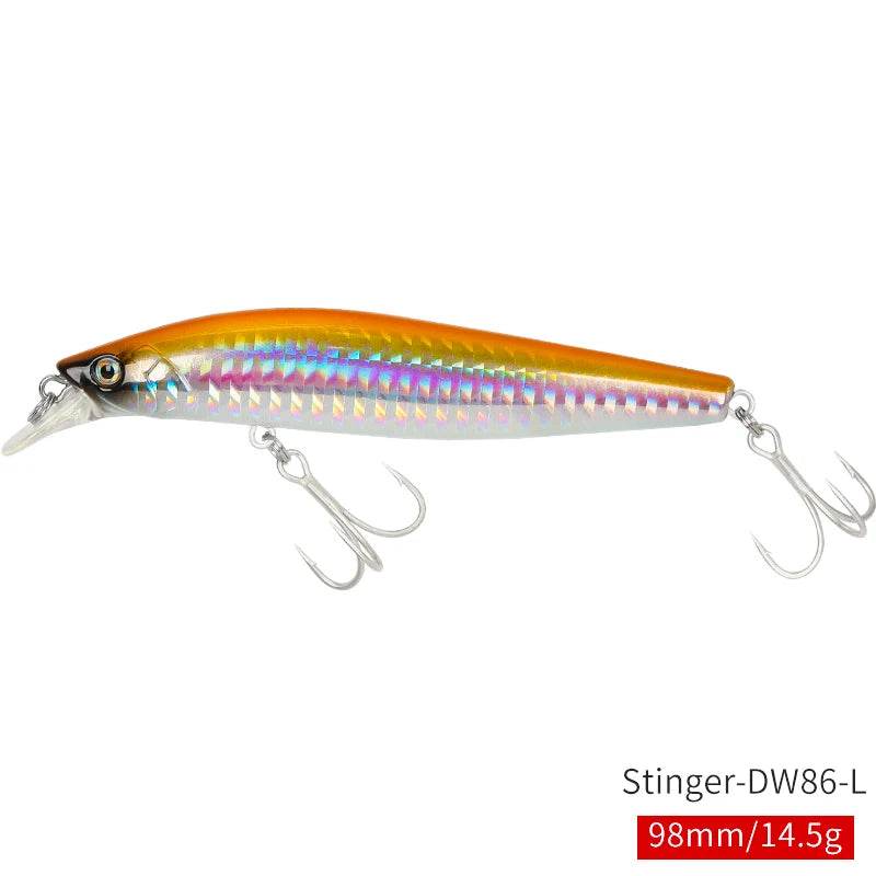 TSURINOYA 98SP Suspending Minnow – Ultra Long Casting Lure - Fish & Cheaps | Fishing & Outdoor Gear