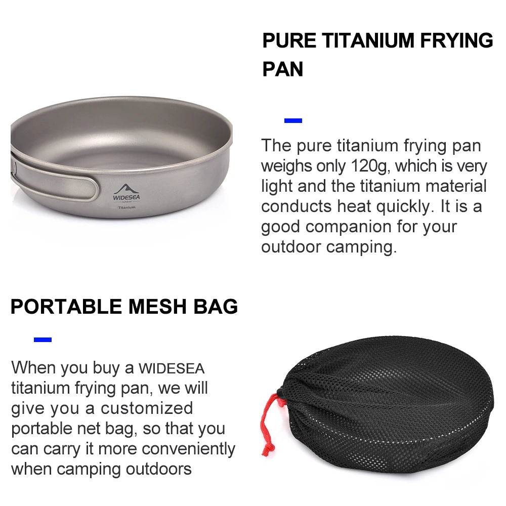 Widesea Titanium Nonstick Frying Pan - Fish & Cheaps | Fishing & Outdoor Gear
