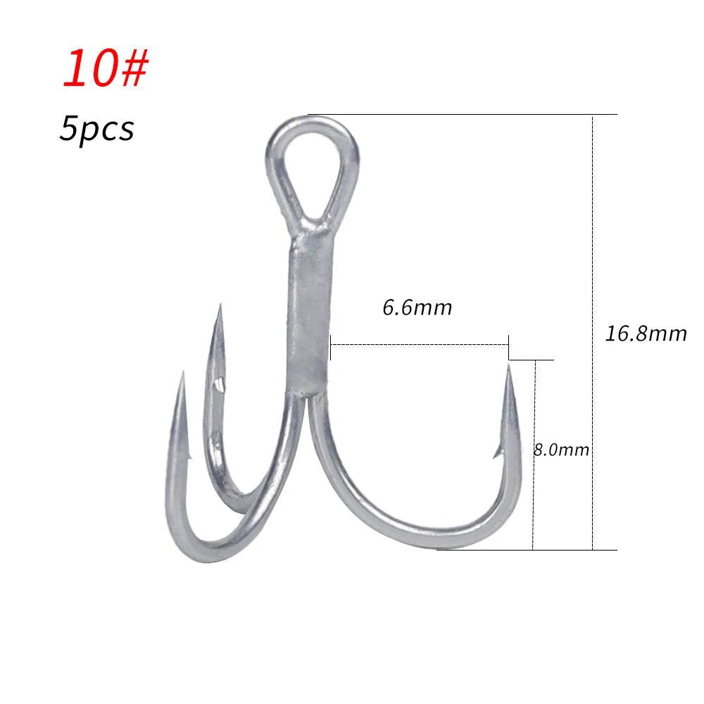 Noeby High Carbon Steel Treble Hooks - Fish & Cheaps | Fishing & Outdoor Gear