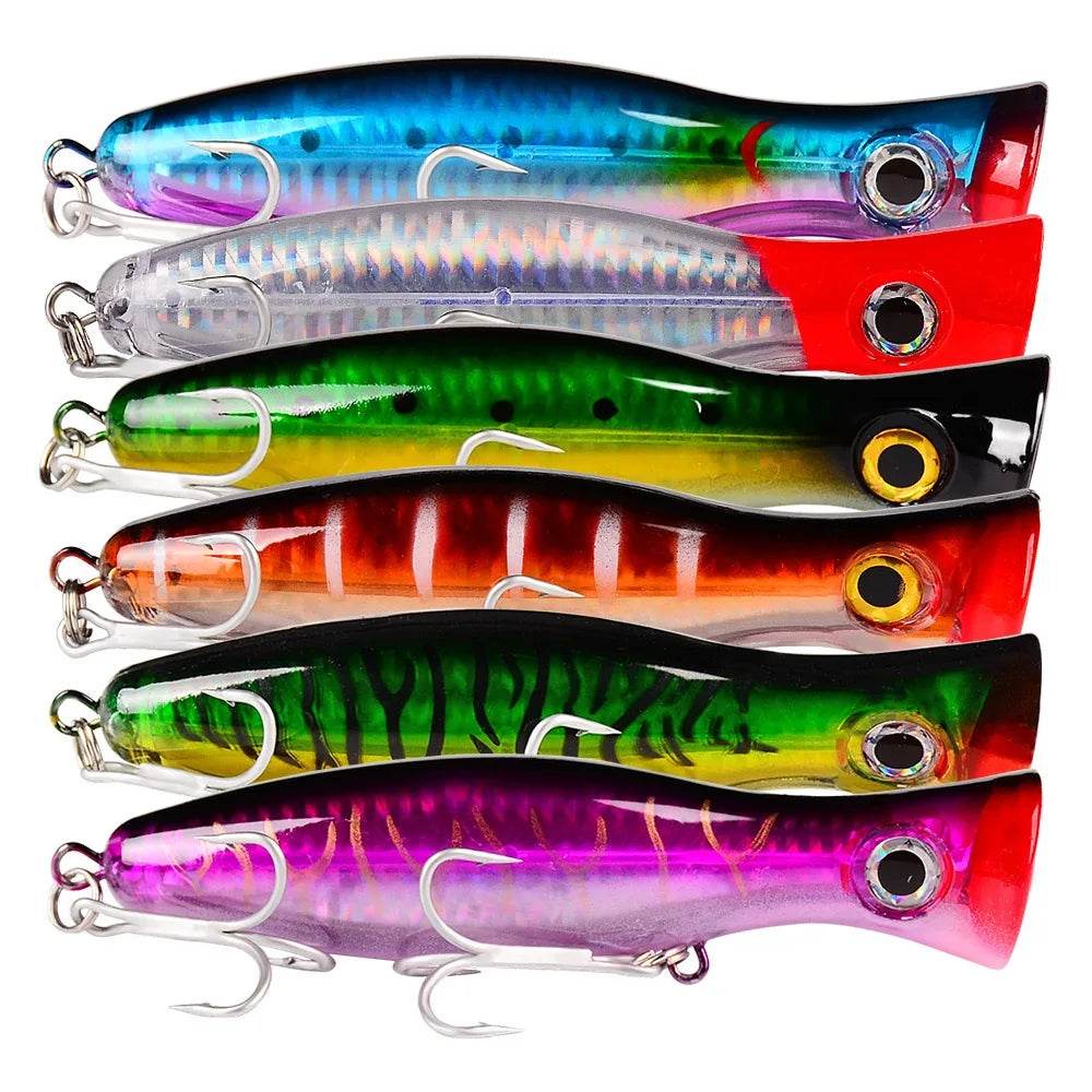 PROBEROS Popper Fishing Lure – 13cm 43g Topwater - Fish & Cheaps | Fishing & Outdoor Gear