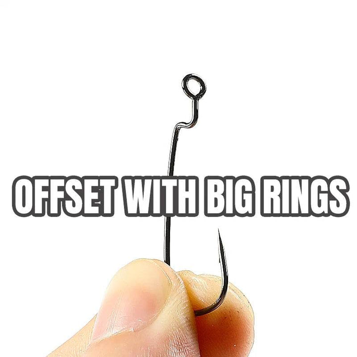 Supercontinent Offset Carbon Steel Crank Hooks – Big Rings - Fish & Cheaps | Fishing & Outdoor Gear