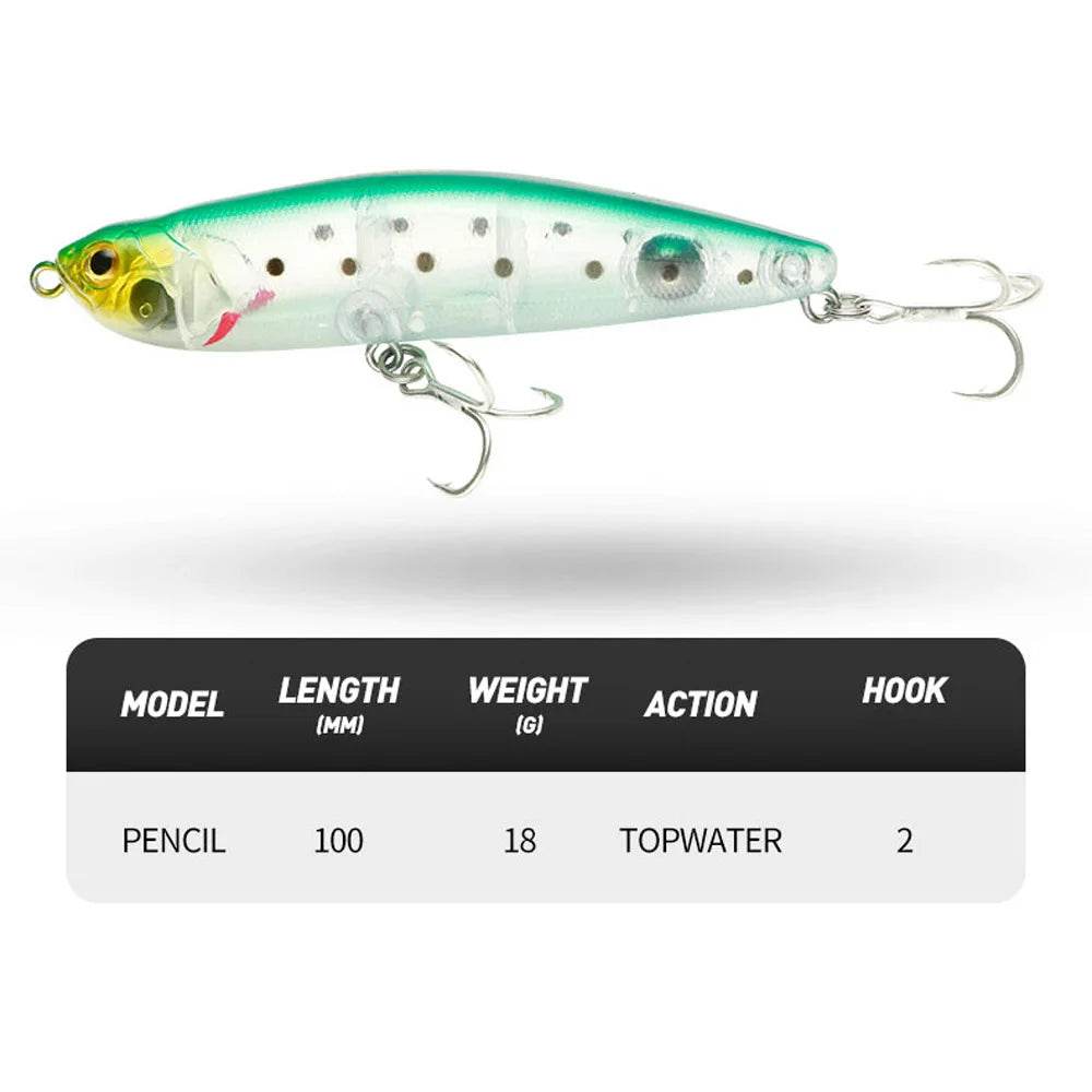 JOHNCOO Pencil WTD Topwater Lure - Fish & Cheaps | Fishing & Outdoor Gear
