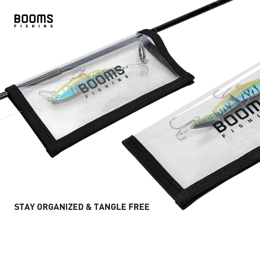 Booms Fishing LW1 Clear View Lure Hook Wraps - Fish & Cheaps | Fishing & Outdoor Gear