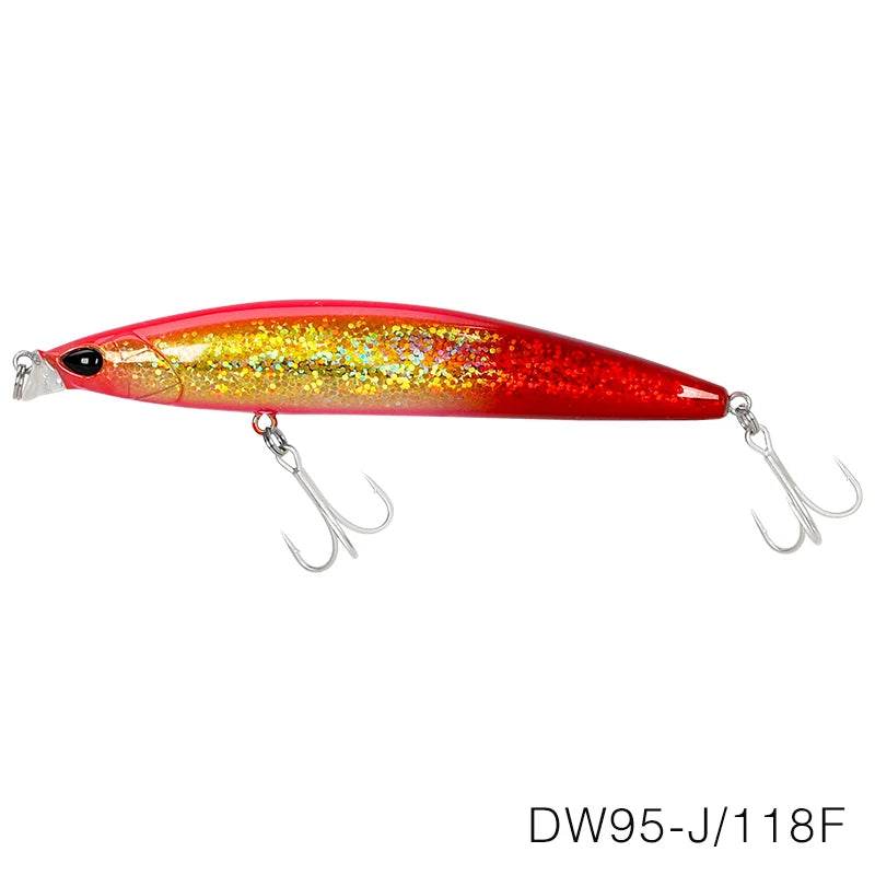 TSURINOYA DW95 118F Shallow Floating Minnow - Fish & Cheaps | Fishing & Outdoor Gear
