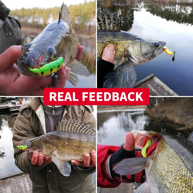 MEREDITH 5pcs 110mm 8.2g Cannibal Curved Tail Fishing Lures baitJerk Sea Big Bait Soft Lure Paddle Tail Silicon Bait Sea Fishing