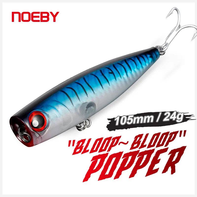Noeby Popper 105mm 24g Topwater Lure - Fish & Cheaps | Fishing & Outdoor Gear
