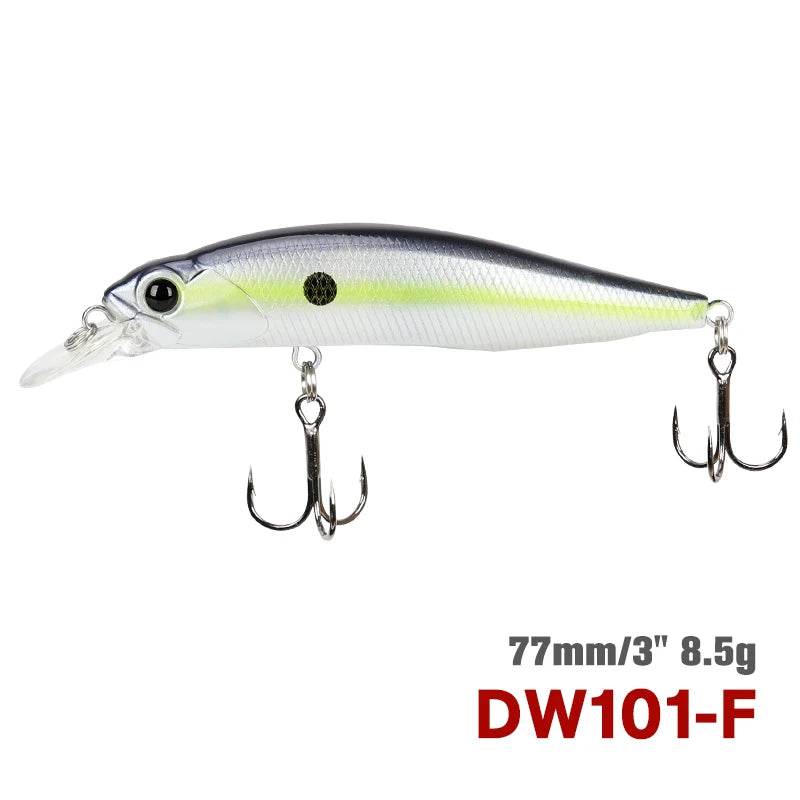 TSURINOYA 77SP Jerkbait – Precision Suspending Minnow - Fish & Cheaps | Fishing & Outdoor Gear