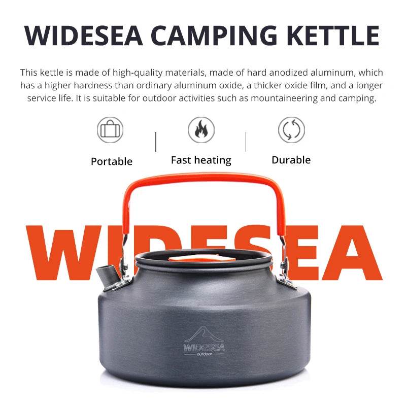 Widesea Three-Person Aluminium Alloy Camping Cookware Set - Fish & Cheaps | Fishing & Outdoor Gear