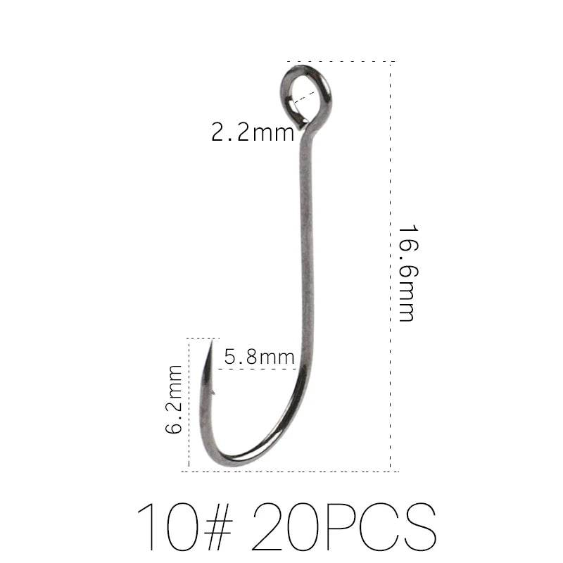 Supercontinent Barb Hook – Big Eye, High Carbon Steel - Fish & Cheaps | Fishing & Outdoor Gear