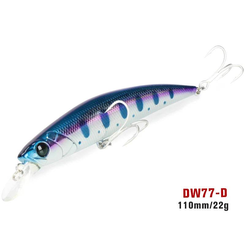 TSURINOYA 110S Sinking Minnow – DW77 New Colour - Fish & Cheaps | Fishing & Outdoor Gear