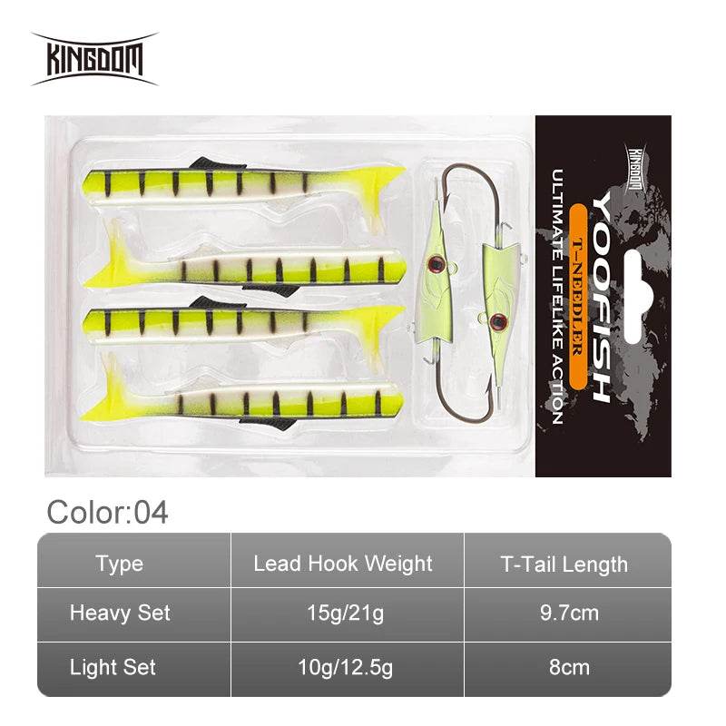 Kingdom T-NEEDLE Jig Soft Lures - Fish & Cheaps | Fishing & Outdoor Gear