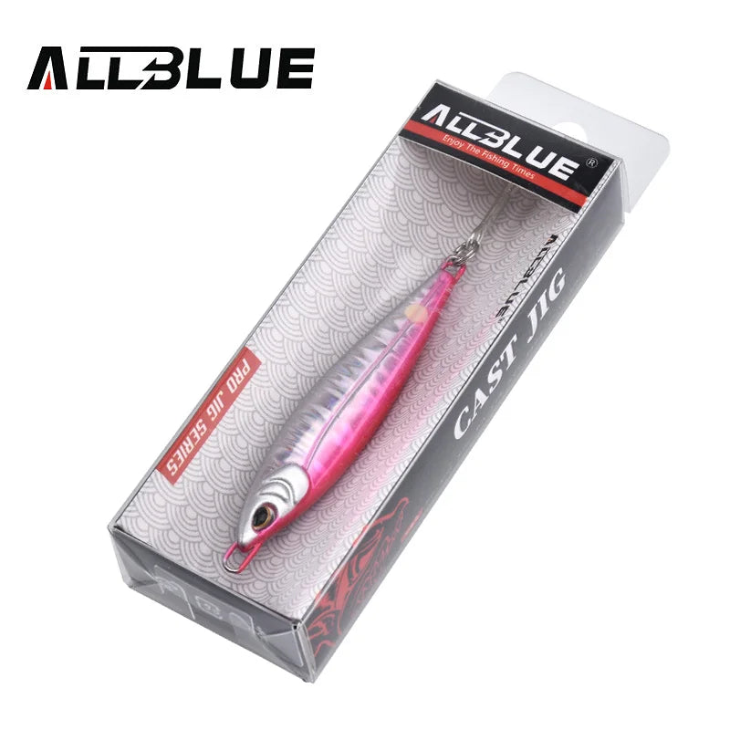ALLBLUE LEVIN Metal Jig Spoon Artificial Bait Cast Jigging Fishing Lure Super Hard Fish Off Shore Casting Saltwater Tackle