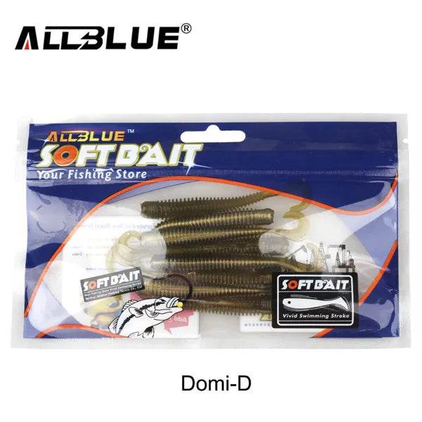 ALLBLUE DOMI Single Tail Soft Bait – Premium Grub Lure - Fish & Cheaps | Fishing & Outdoor Gear