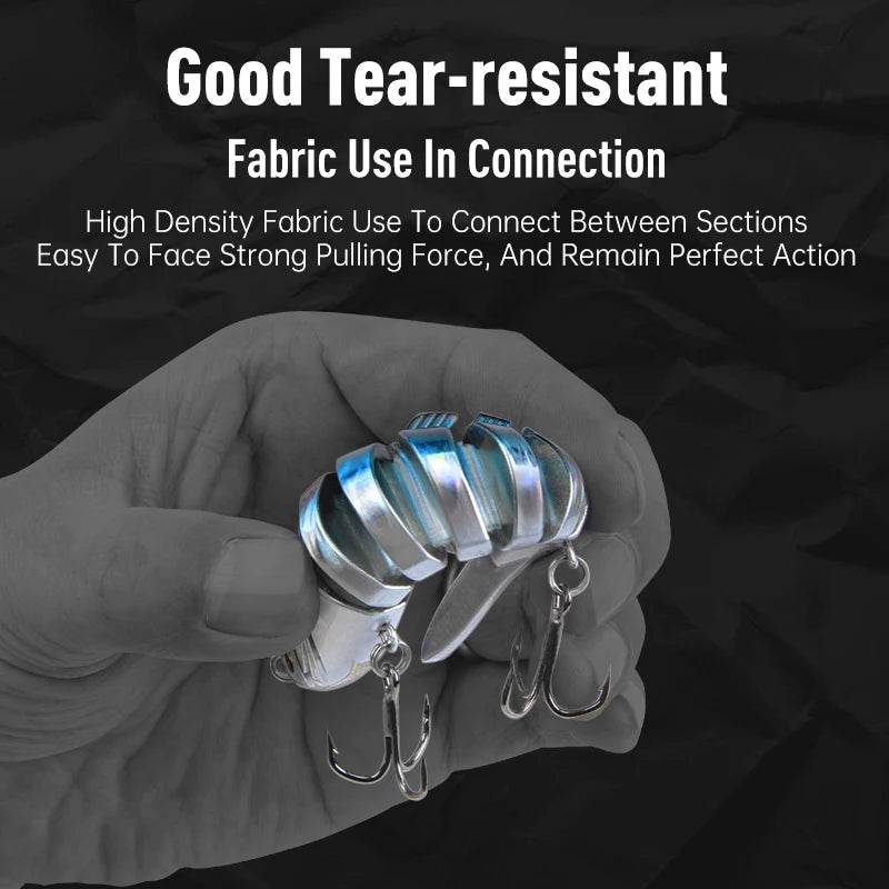 Kingdom Barbecue-L Multi Jointed Fishing Lure - Fish & Cheaps | Fishing & Outdoor Gear