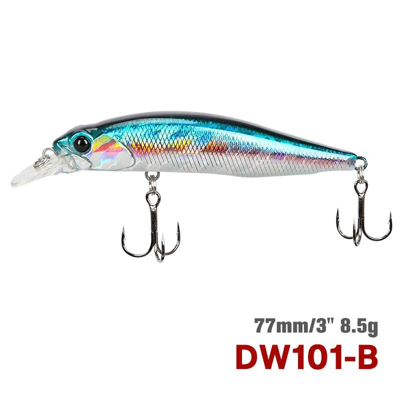 TSURINOYA 77SP Jerkbait – Precision Suspending Minnow - Fish & Cheaps | Fishing & Outdoor Gear