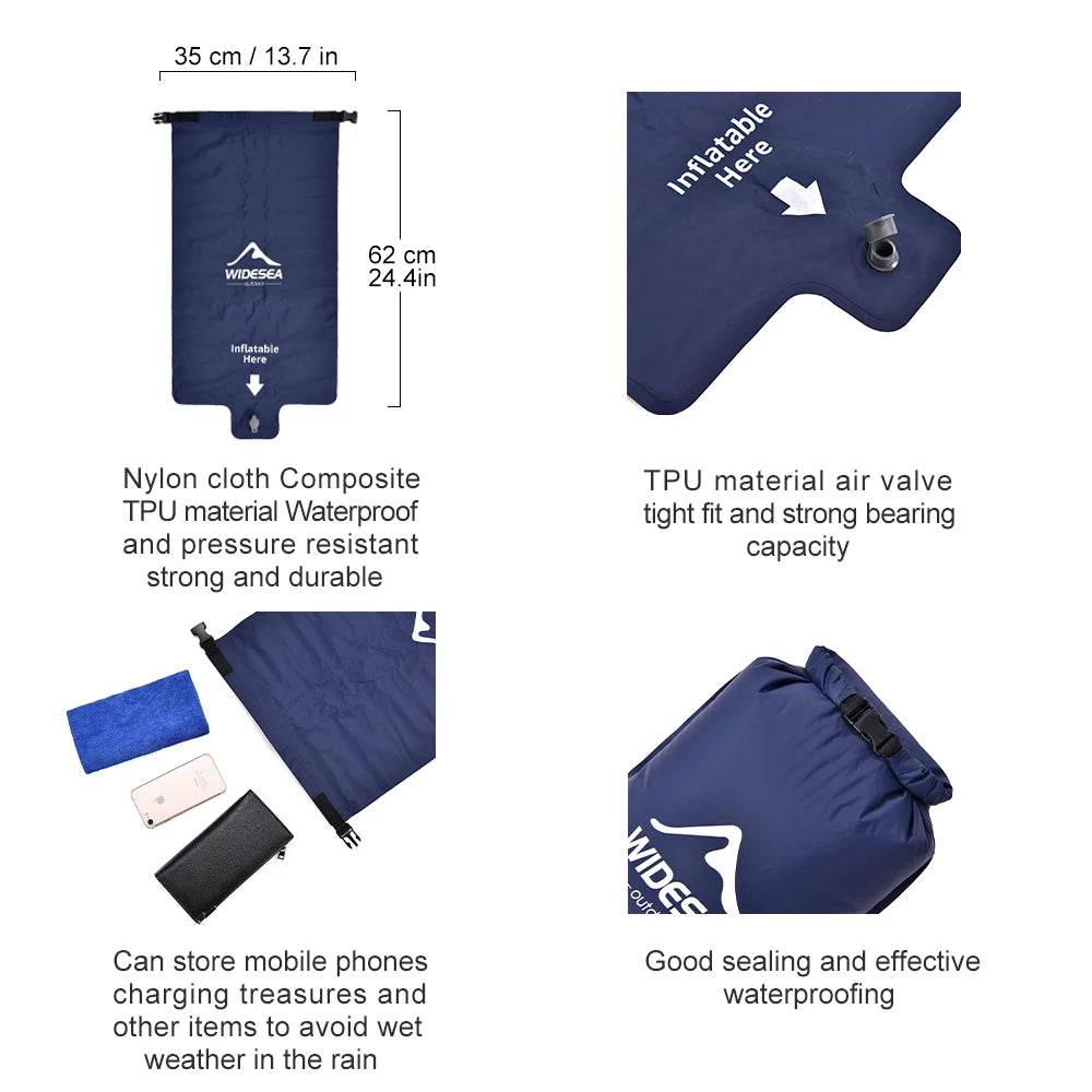 Widesea Double Inflatable Camping Mattress — Ultralight Comfort for Two - Fish & Cheaps | Fishing & Outdoor Gear