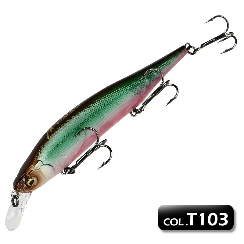 MEREDITH ITO SHINER-115SP Innovation Weight System Top Fishing Lures Minnow Wobbler Quality Fishing Tackle Hooks For Fishing