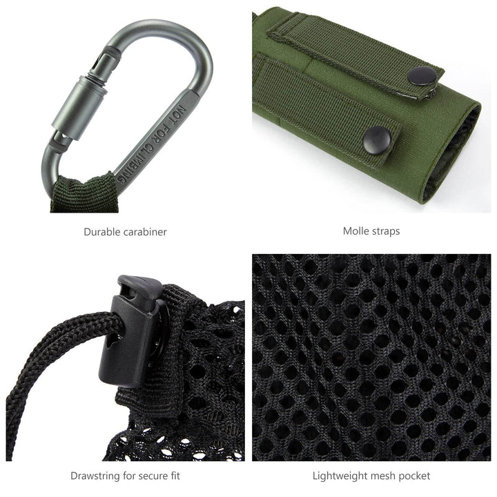 Bassdash Foldable Water Bottle Pouch - Fish & Cheaps | Fishing & Outdoor Gear