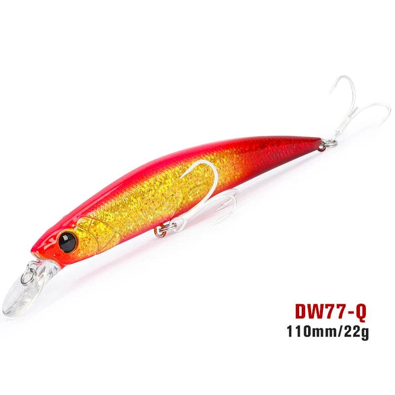 TSURINOYA 110S Sinking Minnow – DW77 New Colour - Fish & Cheaps | Fishing & Outdoor Gear