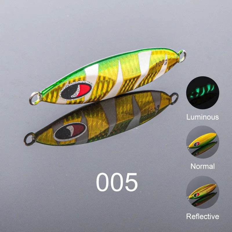 NOEBY Metal Jig – Slow Jigging Spoon Lure - Fish & Cheaps | Fishing & Outdoor Gear