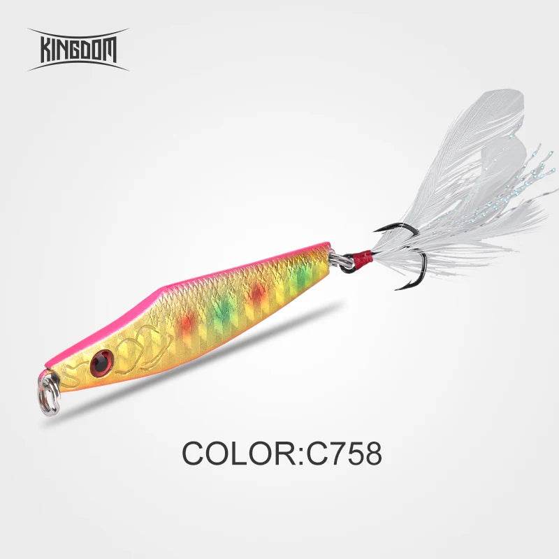 Kingdom Metal Jig Baits – Sinking Lures for Shore Cast - Fish & Cheaps | Fishing & Outdoor Gear