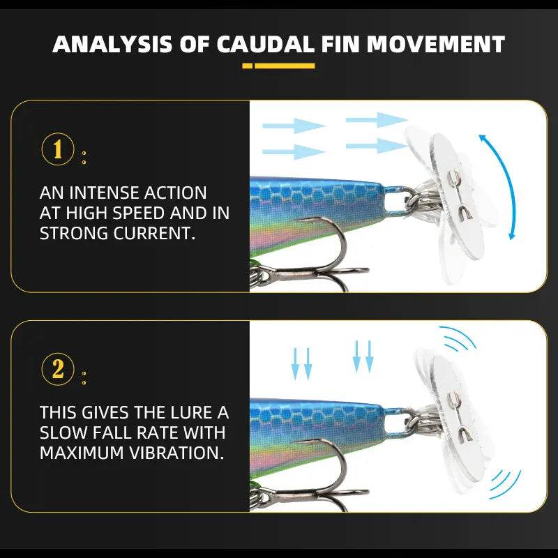 BLUX Rattle Tail Paddle Jig – Vibrant, Sinking Metal Lure - Fish & Cheaps | Fishing & Outdoor Gear