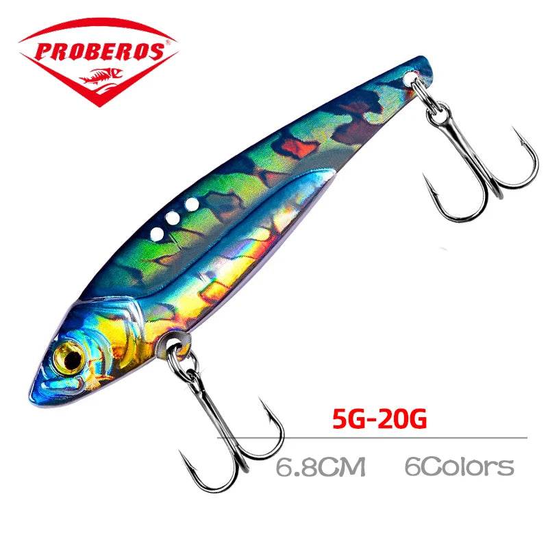 PROBEROS Metal Vib Blade Lure – Ultra-Realistic Vibe Bait - Fish & Cheaps | Fishing & Outdoor Gear