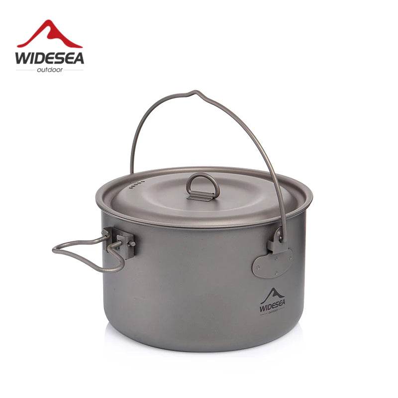 Widesea Titanium Cookware Set — Ultra-Light Outdoor Cooking Pot - Fish & Cheaps | Fishing & Outdoor Gear